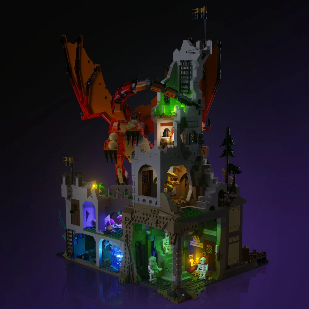 Light Kit for LEGO® Dungeons & Dragons: Red Dragon's Tale #21348 - Image 3