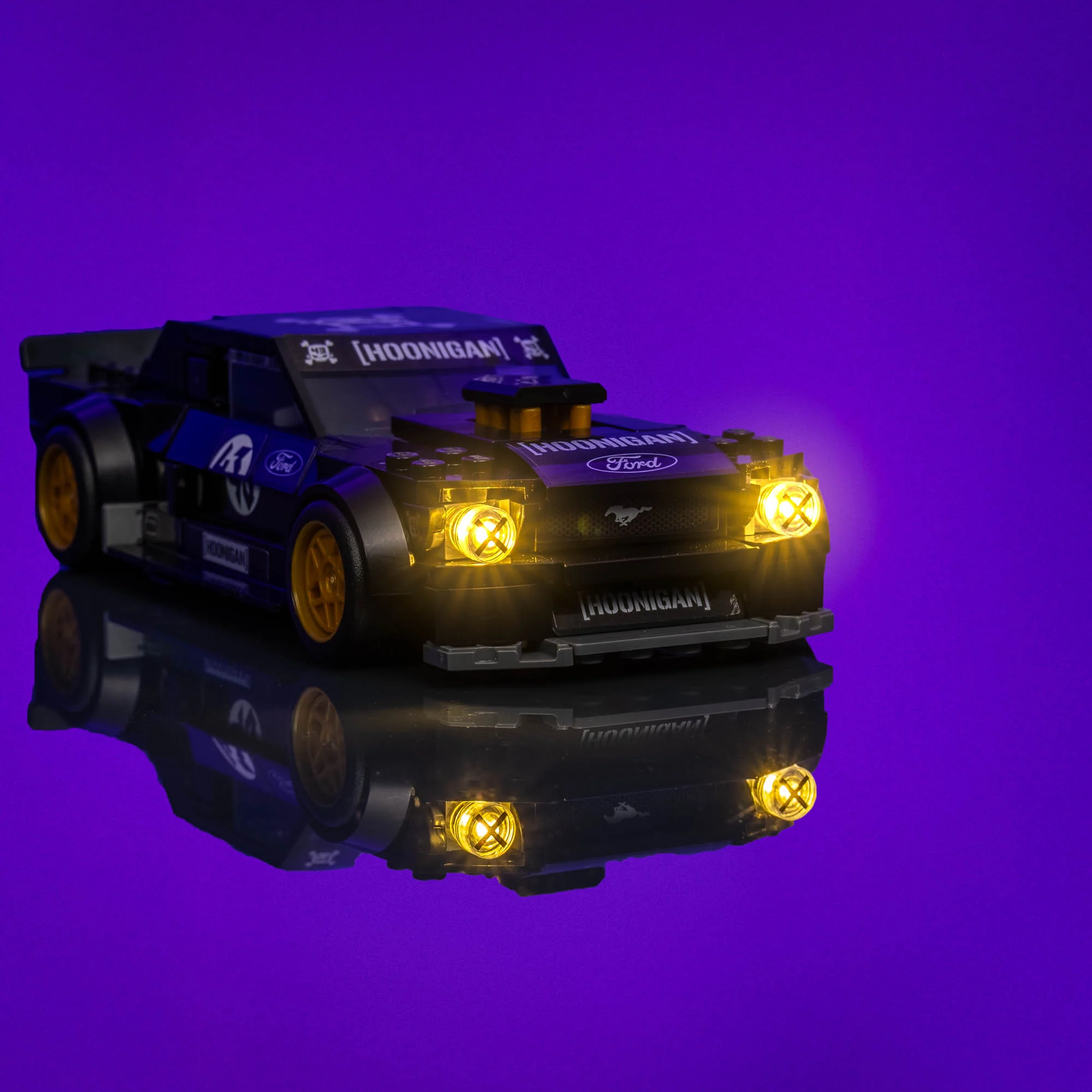 Light Kit for LEGO® Ken Block’s ’65 Ford Mustang Hoonicorn V1 #77262 - Image 8
