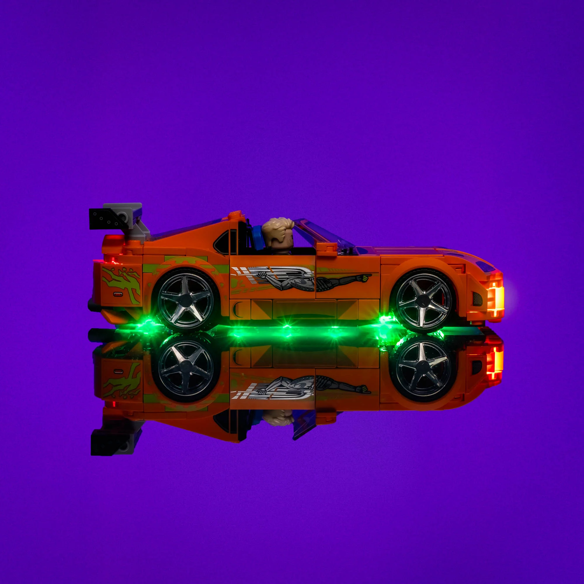 Light Kit for LEGO® Speed Champions Fast and Furious Toyota Supra MK4 #77260 - Image 10
